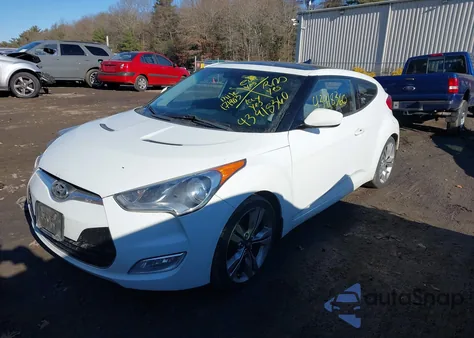 2012 Hyundai Veloster Base W/Gray из США, поврежденный, VIN KMHTC6AD2CU018646